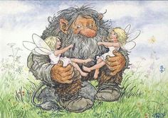 Love Viking Nursery, Rolf Lidberg, Fairytale Stories, Fairytale Illustration, Forest Creatures, Fairytale Art, Mythological Creatures, Weird Pictures, Mystical Creatures