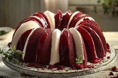 Introduction When it comes to stunning desserts that make a lasting impression, this Layered Red ... Read more Red Velvet Cheesecake Bundt, Cheesecake Bundt Cake, Stunning Desserts, Red Velvet Bundt, Red Velvet Bundt Cake, Cheesecake Layer, Velvet Cheesecake, Red Velvet Cake Recipe, Bakery Decor