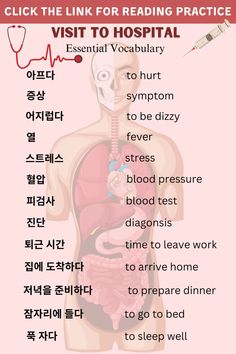 a poster with the words in korean and english on it, including an image of a woman's torso