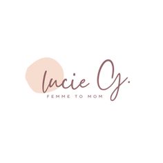 the logo for a feminine mom's clothing line, which has been designed to look like