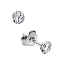 Men's Small Stud Earring Timeless Silver Diamond Earrings For Everyday, Silver Earrings With Single Diamond For Gift, Formal Silver Earrings With Single Diamond, Silver Single Diamond Earrings Fine Jewelry, Gift Sterling Silver Single Diamond Earrings, Sterling Silver Single Diamond Earrings Gift, Luxury Silver Earrings With Single Diamond, Silver Earrings With Single Diamond For Anniversary, Fine Jewelry Silver Earrings With Single Diamond