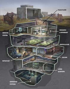 the inside of a house with different rooms