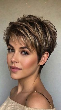 Effortless Short Layered Haircuts Ideas for Layered Pixie with Volume 💇 ... Back View Pixie Haircut Neckline, Layered Pixie, Haircuts Ideas, Short Layers, Short Layered, Short Layered Haircuts, Hair Haircuts, Short Hair Haircuts, Layered Haircuts