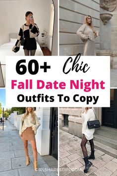 With fall's arrival, it's time to turn up the heat on your date night style! From cozy sweater dresses and statement boots to playful jeans outfits and luxe layers, these 60+ chic fall outfit ideas will help you create unforgettable memories with your special someone. Embrace the season in style and let your outfit be the star of the night! | | date night outfit | date night outfit winter | date night outfit fall | date night outfit dressy | date night outfit classy | date night outfit cute Fall Date Night Outfit Dressy, Casual Going Out Outfit Night, Fall Date Night Outfit Casual, Dressy Date Night Outfit, Date Night Outfit Dressy, Fall Date Night Outfits, Classy Date Night Outfit, Night Out Outfit Classy