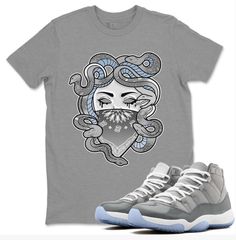 T Shirt for cool grey 11s Heather Grey Graphic Print T-shirt For Streetwear, Casual Athletic Heather T-shirt With Screen Print, Heather Grey Screen Print Top For Streetwear, Athletic Heather Graphic Tee For Streetwear, Gray T-shirt For Streetwear, Sporty Heather Grey T-shirt For Streetwear, Athletic Heather Short Sleeve T-shirt For Streetwear, Casual Gray Sports T-shirt, Urban Gray T-shirt With Screen Print