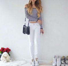 Find More at => http://feedproxy.google.com/~r/amazingoutfits/~3/mKhjHbOYwkY/AmazingOutfits.page First Day Of Sophomore Year, Sophomore Year, Teenage Fashion Outfits, White Wall, Outfits For Teens, Cut Outs, Teen Fashion