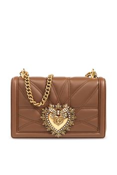 100% Lamb Leather Stefano Gabbana, Dolce E Gabbana, Quilted Leather, Card Holder Leather, Luxury Shoes, Chain Strap, Leather Crossbody Bag, Leather Crossbody, Calf Leather