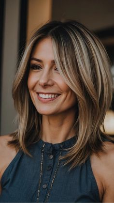 To all the glamorous moms out there, it’s time to reignite your sparkle with a fresh and fabulous haircut that will make heads turn wherever you go. Say goodbye to boring hair days and hello to 15 stylish mom haircut ideas that will elevate your look and enhance your natural beauty. Whether you’re a fan […] C Shape Haircut Medium, Fall Hair Color Trends For Short Hair, Highlights For Brown Eyes, Fall 2024 Hair Trends, Mom Bob, Mom Haircut, Short Hairstyles For Round Faces, Colors For 2024, Mom Haircuts