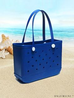 BagForLove - Versatile Unisex Beach Tote - Ideal for Travel Large Capacity Blue Beach Bag, Large Capacity Blue Bucket Beach Bag, Blue Summer Bags For The Pool, Blue Bucket Beach Bag, Blue Rectangular Beach Bag For Beach Season, Blue Rectangular Beach Bag, Blue Summer Pool Bags, Large Capacity Blue Beach Bag For Summer, Navy Beach Bag For Daily Summer Use