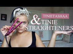 Pixie Hair Tutorials, Short Thick Hair Cuts, Curling Pixie Hair, Pixie Cut Styling Tutorial, Pixie Cut Accessories, Thick Pixie Cut, Curling Iron Short Hair, Curled Pixie Cut, Curled Pixie