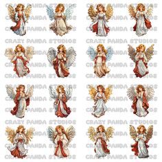 an image of angel stickers