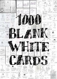 the words food bank white cards written in black and white on top of handwritten notes