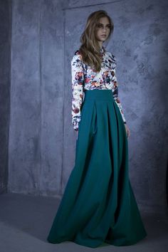 "Blue green maxi long skirts with side pockets and pleats. ➤ Features > Skirt length: 120cm (47,25'') including belt 8 (3,1\") > Long ankle length skirt > Wide waistband > Lining > Pleats at front and back > High waistline ➤ Sizing My Size Guide in FAQ section below will help you define the perfect size match. The item can also be made according to your measurements - just message them to me. ➤ Delivery Your item is made-to-order and will be ready within 2-7 days. Average deliv Bridesmaid Skirt, Bridesmaid Skirts, Long Maxi Skirt, Pocket Skirt, Ankle Length Skirt, Stylish Skirts, Womens Maxi Skirts, Women Skirt, Green Maxi