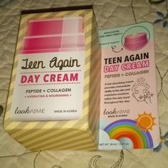 Teen Again Day Cream Peptide & Collagen Made In Korea Never Used No7 Skincare, Toning Cream, Estee Lauder Nutritious, Cream For Dark Spots, Facial Cleansing Device, Anti Aging Body, Brightening Eye Cream, Brightening Mask, Brush Cleanser