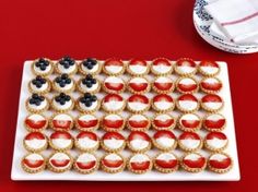 an american flag made out of cupcakes with the words, and so, my fellow americans ask not what your country can do