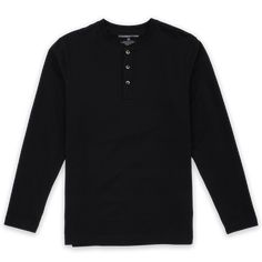 A long sleeve henley that brings a soft and stretchy feel to a timeless style. Made with our midweight 4-way stretch cotton/spandex blend for comfort and shape retention. Men's Casual Wear, Swim Pants, Polo Long Sleeve, Boys Swim, Blue White And Black, Jogger Shorts, Lounge Shorts, Short Sleeve Polo, Men's Casual