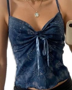 #top #shirt #style #summer #flowy #aesthetic #goingoutoutfits #outfits #outfitoftheday #fashion #butterfly #tank #bow #blue #aloha 00s Mode, Baggy Pants, Mode Inspo, Really Cute Outfits, Looks Style, Dream Clothes, Cute Tops, Everyday Outfits, New Outfits