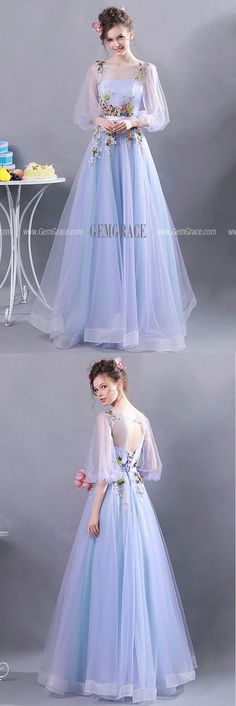 Purple Ball Gown Dresses For Spring, Purple Ball Gown For Spring, Spring Purple Ball Gown Dress, Long Sleeve Purple Gown For Spring, Purple Long Sleeve Gown For Spring, Purple Full-length Dresses For Spring, Full Length Purple Spring Dresses, Fitted Purple Gown For Spring, Prom Dress With Puffy Sleeves