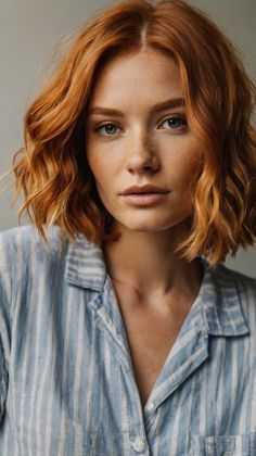 Effortless Layered Copper Lob for Everyday Style 🌈 Copper Lob Hair, Copper Lob, Brown Lob, Lob Hairstyle, Copper Brown, Ash Brown, Copper Hair, Fall Hair Color