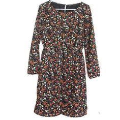 J Crew Mercantile Dress Size 2 Long Sleeve Floral Printed Tulip Hem Dress Line. Hem Dress, Brands Outlet, Floral Printed, Tulips, J Crew, Dress Outfits, Size 2, Floral Prints, Women Accessories