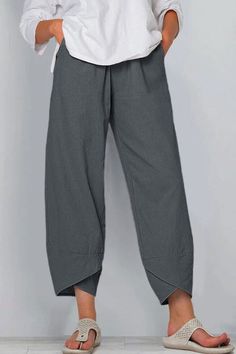 Loose Trousers, Long Trousers, Hem Design, Summer Pants, Pantalon Large, Ankle Length Pants, Coraline, Look Chic, Primavera Estate