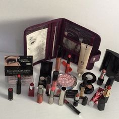 Varying Shades, Items And Brands, Including Clinque, Lancome, Anastasia And Estee Lauder. All Clean. Some Unused. Have Some Fun! Makeup Board Cover, Cheap Makeup Products, Pop Makeup, Aesthetic Post, Y2k Makeup, Makeup Haul, Cheap Makeup, Makeup Board, Dr Wardrobe