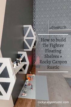 how to build the fighter floating shelves and rocky canyon rustic