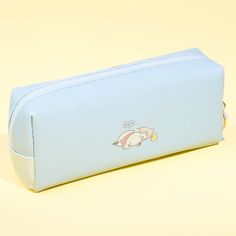 Store your pens, highlighters, erasers, and other things inside this kawaii pencil case. It's illustrated with a print of Pochacco taking a nap with his friends, the Pi-chans! This zippered pencil case also comes with a cute acrylic charm showcasing one of the Pi-chan chicks. Made from durable synthetic leather Kawaii Rectangular Pencil Case, Kawaii Pen Holders For Students, Kawaii Stationery With Pen Holders, Kawaii Pencil Case With Pen Holders For Students, Blue Kawaii Pencil Case For Daily Use, Kawaii Stationery With Pen Holders For Study, Kawaii Student Stationery With Pen Slots, Kawaii Portable Stationery For Daily Use, Kawaii Rectangular Pencil Case For School