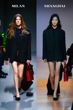 Prada Spring 2022 Ready-to-Wear Fashion Show | Vogue Prada 2022, Prada Runway, Distressed Leather Jacket, Donatella Versace, Slingbacks, Raf Simons, Fashion Show Collection, Denim Coat