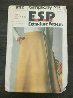 an image of a woman's skirt pattern on the cover of a sewing book