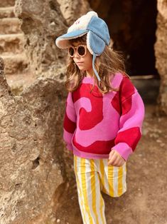 SWIRL SWEATER – Shop Milk Teeth Swirl Sweater, Cold Weather Clothing, Milk Teeth, Oversized Sweater Outfit, Wedding Dresses For Kids, Kids Trend, Cold Weather Outfits, Chilly Weather, New Edition