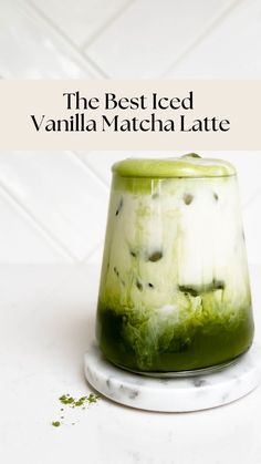 glass of iced vanilla matcha latte Iced Matcha Latte Recipe, Matcha Frappe, What Is Matcha, Starbucks Matcha, Matcha Cafe, Tea Latte Recipe, Matcha Latte Recipe, Best Matcha, Matcha Drink