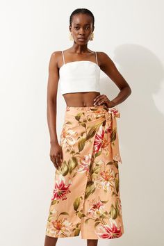 An Elegant Piece That Can Be Worn Every Warm Vacation, This Skirt Is Crafted From Lightweight Linen With A Wrap Style And Tie Detail That Sits At A Regular Waist. A Perfect Choice For A Summer Outfit Or Wrapping Up On The Beach.Midi Skirtwrap Stylelinen Viscose Warm Vacation, Casual Work Pants, Tall Skirt, Skirt Collection, Two Piece Set Pants, Outfits For Mexico, Spring Wedding Guest Dress, Business Casual Summer, Petite Business Casual