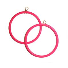 "Huge Giant Colorful Hoop Earrings These are GIANT! They measure 4.5\" diameter The hooks are lead & nickel free and super sturdy" Trendy Plastic Hoop Earrings, Trendy Pink Beaded Hoop Earrings, Pink Hoop Earrings For Spring, Hoop Earrings Big, Earrings Hoops, Earrings Big, Big Earrings, Jewelry Earrings Hoops, Hoop Earrings