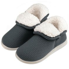 Cozy & Warm & Lightweight - Conquer the cold using this boot-style slipper, the whole interior is covered with fluffy wool fleece, skin-friendly & moisture-wicking, keeping you warm throughout the winter. Elegant & Durable - Exquisite thickened knit upper with the back heel; Collar is foldable to prevent snow or wind from sliding into the shoes and warm your ankles. Cushioning & Support - Padded with layers of high-density memory foam, high-resilient foam, and shock-absorption EVA, that really m Indoor Outdoor House, Outdoor House, Boot Style, Fuzzy Slippers, House Shoes, Black Friday Shopping, Sherpa Lined, Slipper Boots, Slide Slipper