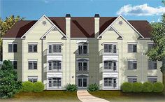 this is an artist's rendering of the apartment building