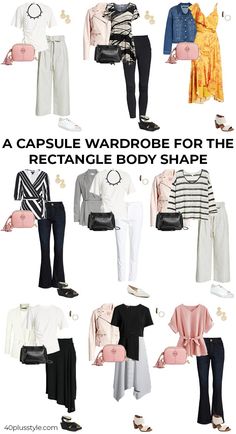 Flattering Clothes, Types Of Body Shapes, Apple Body Shapes, Flattering Outfits