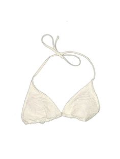 Unbranded Swimsuit Top Size: Medium Ivory Swimwear - used. 95% POLYESTER, 5% ELASTANE, | Swimsuit Top Ivory Swimwear - Used - Size Medium Cream Triangle Top Fitted Swimwear, Cream Fitted Triangle Top Swimwear, Swimsuit Tops, Womens Swimwear, Women Handbags, Size Medium, For Women, Handbags, Pins