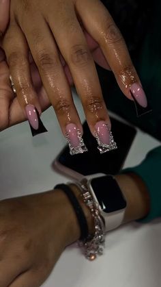 Short Blinged Out Nails, Nails 2023 Acrylic, Spring Nail 2023, Nail Trends Spring, Nail Colors Spring, Nails Acrylic Spring, Spring Nail Inspiration, Nails Girly, Spring Nails 2020