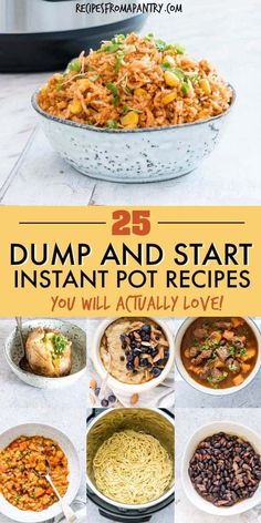 25 dump and start instant pot recipes you will actually love