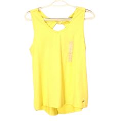 Women's Sleeveless Top Size: Small Color: Sunny Lime Condition: New Cheap Cotton V-neck Halter Top, Womens Sleeveless Tops, Sleeveless Tops, Amber Color, Sunnies, Amber, Sleeveless Top, Twist, Womens Tops