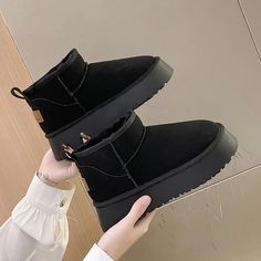 Eco-Friendly Suede Fur-Lined Chelsea Snow Boots   EUR Size 35 =  US Size 5       =      Foot Length 22.1-22.5cm EUR Size 36 =  US Size 5.5    =      Foot Length 22.6- 23.0cmEUR Size 37 =  US Size 6       =      Foot Length 23.1- 23.5cmEUR Size 38 =  US Size 6.5    =      Foot Length 23.6- 24.0cmEUR Size 39 =  US Size 7       =      Foot Length 24.1- 24.5cmEUR Size 40 =  US Size 7.5    =      Foot Length 24.6- 25.0cmEUR Size 41 =  US Size 8       =      Foot Length 25.1- 25.5cmEUR Size 42 =  US S Ankle Snow Boots, Fur Ankle Boots, Warm Snow Boots, Celtic Knots, Boots Casual, Warm Shoes, Chelsea Ankle Boots, Ankle Boots Flat, Slip On Boots