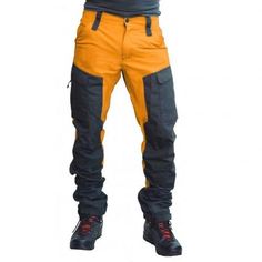 Casual Men Fashion Color Block Multi Pockets Cargo Pants Work Trousers – Atom Oracle Work Trousers Mens, Long Cargo Pants, Mens Pants Size Chart, Quick Dry Pants, Style Cargo, Work Trousers, Estilo Hip Hop, Mens Cargo, Mens Pants Fashion