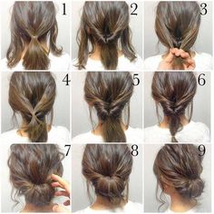 hochzeit-haare-eine-anleitung-wie-diese-schnelle-und-einfache-frisur-selber-zu-machen Messy Updo Tutorial, Face Remedies, Braided Buns, 5 Minute Hairstyles, Morning Hair, Fall Hairstyles, Fishtail Braid, Peinados Fáciles Para Cabello Corto, Work Hairstyles