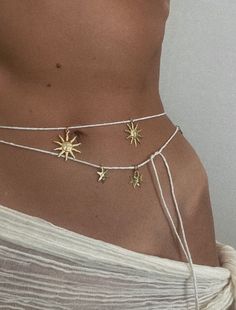 Belly Chain - Etsy Australia Mode Hippie, Estilo Hippie, Body Chains, Dope Jewelry, Winter Trends, Moda Vintage, Jewelry Inspo, Pretty Jewellery