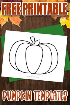 Printable Pumpkin Template, Umbrella Template, Bee Template, Shamrock Template, Bunny Templates