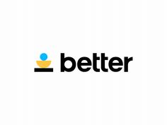 the logo for better is shown on a white background