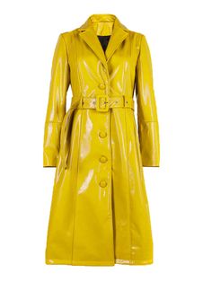 Genuine Patent Leather Trench Coat – ZCRAVE Women Coat Outfit, Coat Outfits For Women, Trent Coat, Patent Trench Coats, Leather Coat Outfit, Leather Coat With Fur, Coat With Fur Trim, Coat With Fur Collar, Coat Belt