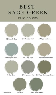 the best sage green paint colors