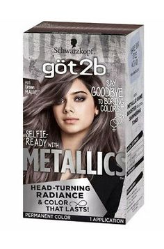 Schwarzkopf got2b Metallics Permanent Color M83 Urban Mauve New Sealed Box. Condition is New with box. Shipped with USPS First Class Package. Got2b Metallics, Mauve Hair, Schwarzkopf Got2b, Going Gray Gracefully, Schwarzkopf Color, Hair Color Cream, Spring Hair Color, Natural Gray Hair, Boring Hair